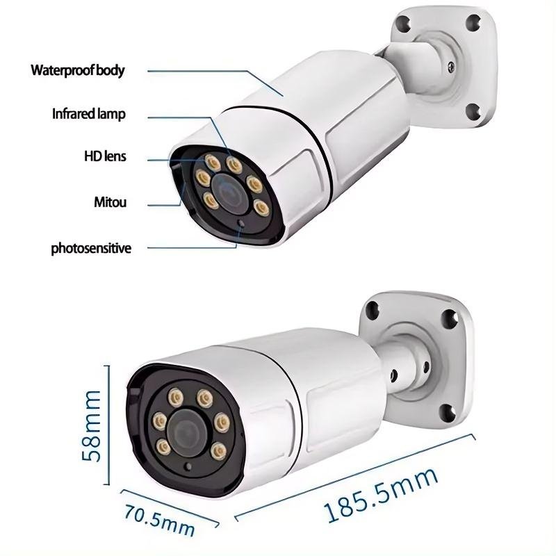 4K 4 channel 8mp Security NVR System Outdoor Home Poe Nvr Kit 4ch Cctv Ip Cameras Set 4 Port Surveillance Security Camera System