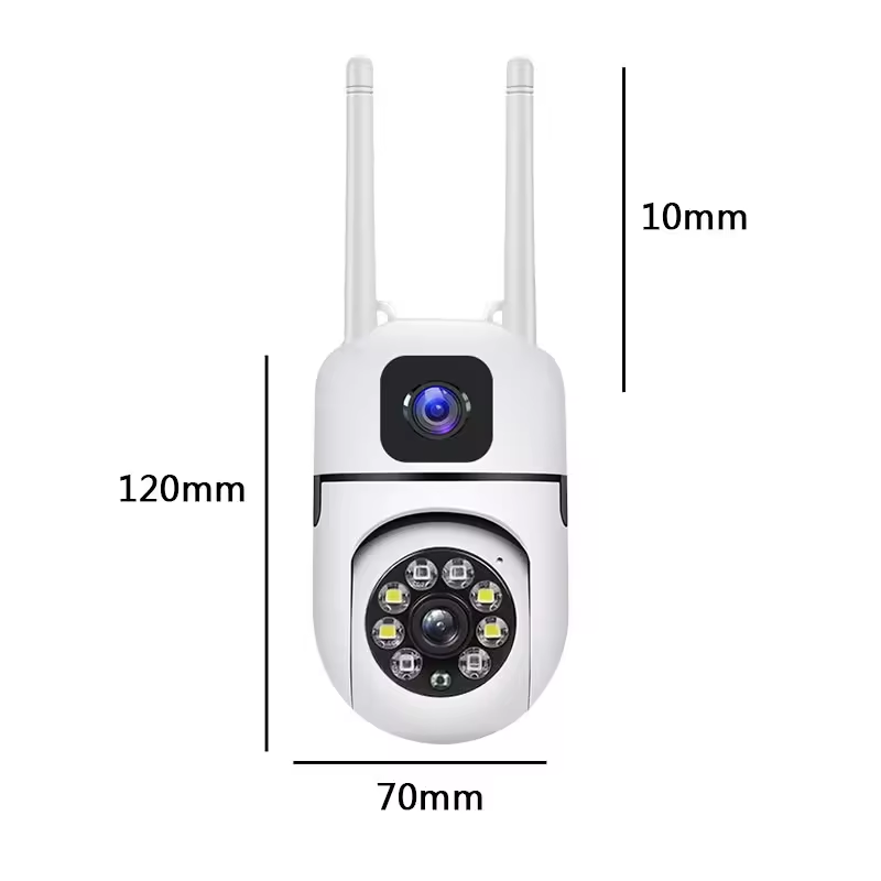 Hot Sale YIIOT Dual Lens Wifi IP Camera 4MP Indoor PTZ Security Cameras with Audio and Video Wireless Surveillance Monitor Home