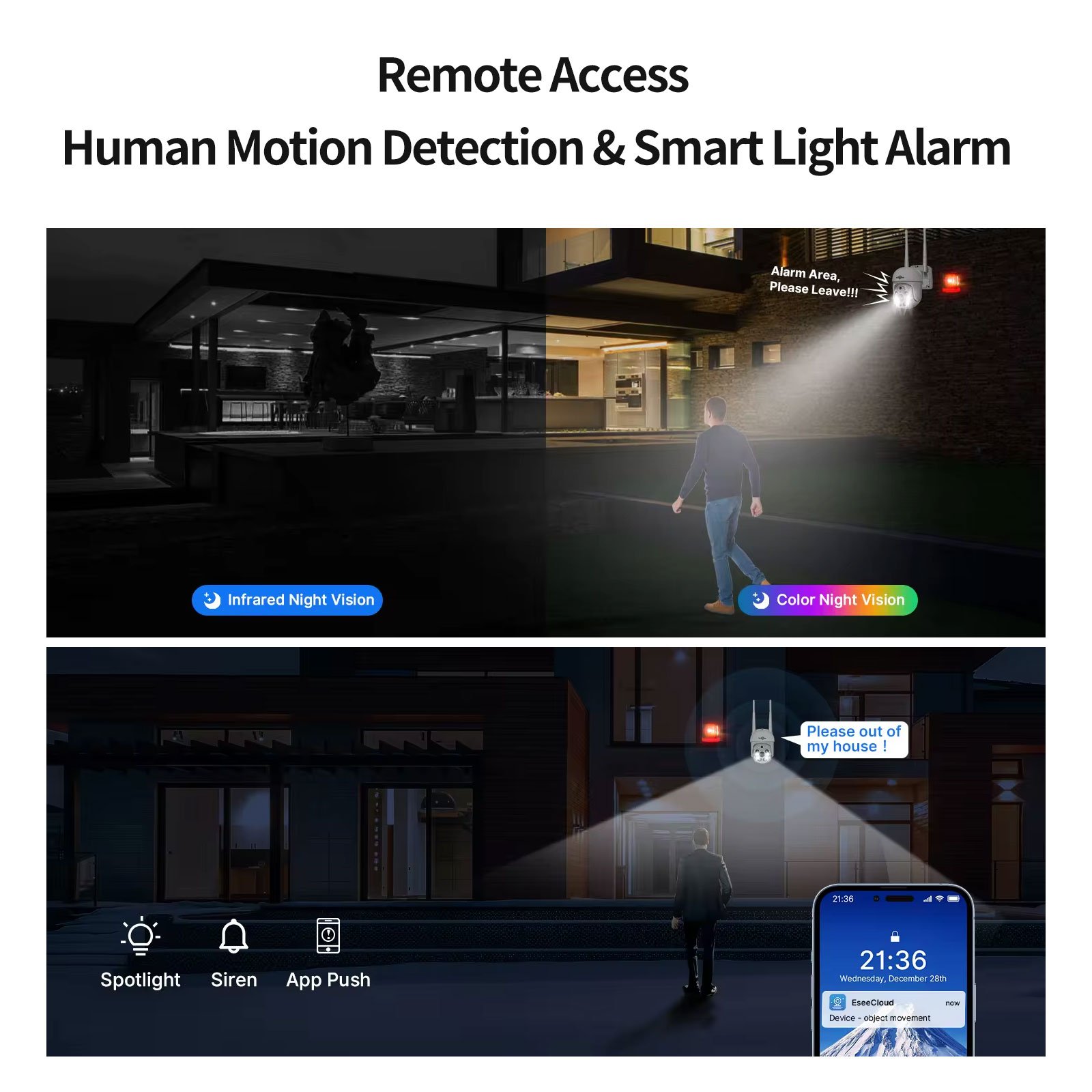 Enterprise-Grade WiFi CCTV System 8MP Cameras 4CH NVR Kit with AI Analytics for Factory Surveillance