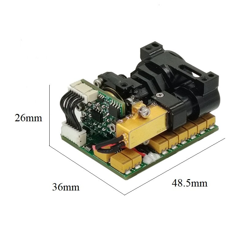 High Quality Laser Rangefinder Module 1535nm Surveillance Systems 4000m Measure Sensor 4km Laser Distance Module With RS422