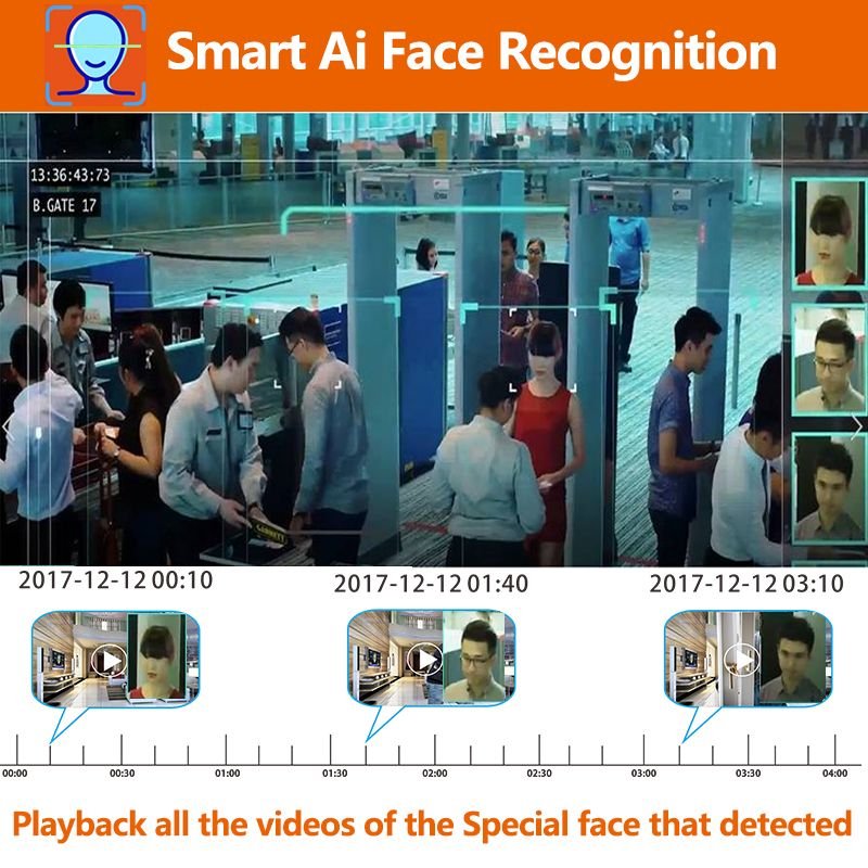 Oem HIK 5MP 8MP 4K Full Color Dome Turret Bullet 32CH PoE NVR Kit Video Surveillance IP CCTV Security Network Camera System