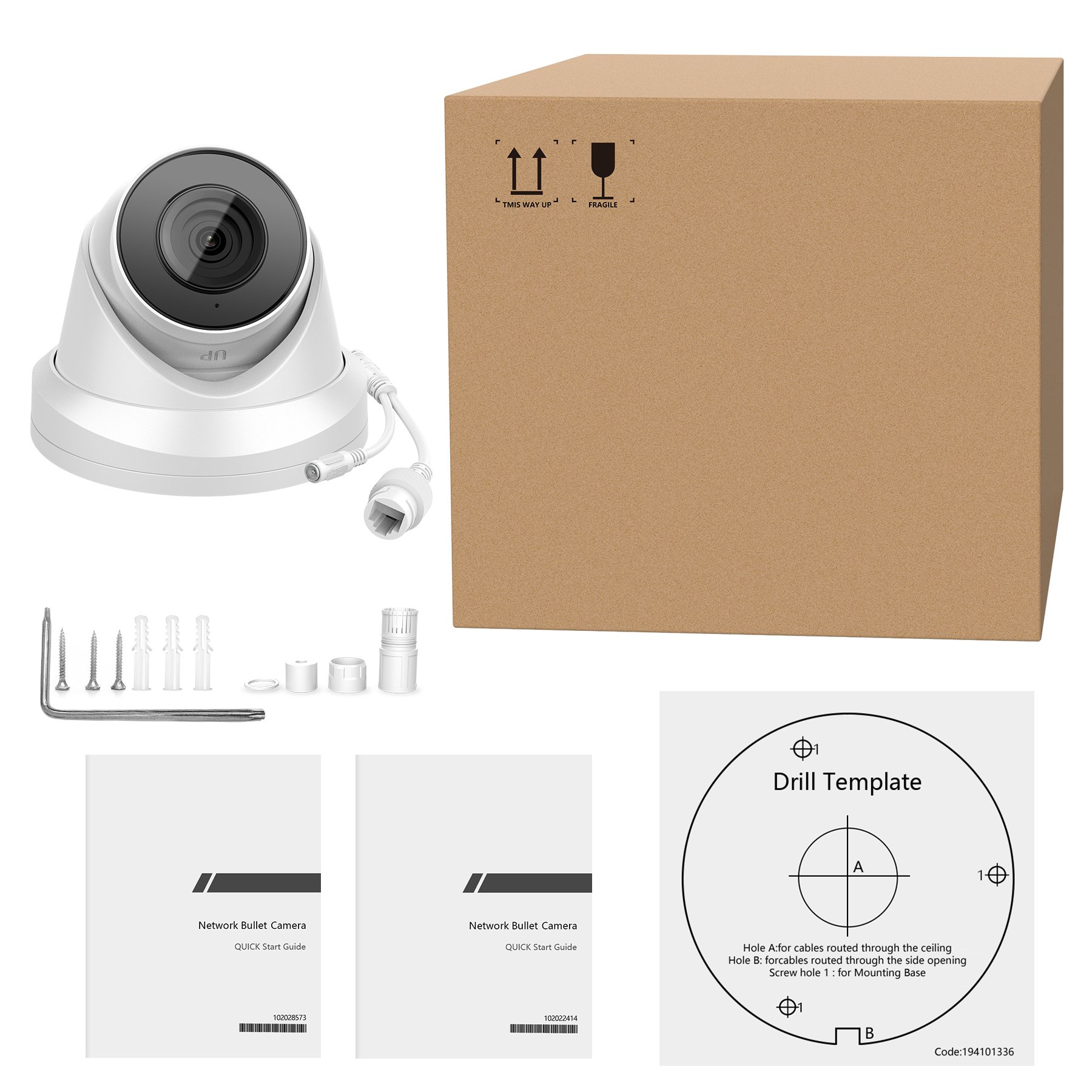 8CH 8MP 4k POE Hd NVR Kit IP Security Camera System Audio CCTV Security Video Surveillance System