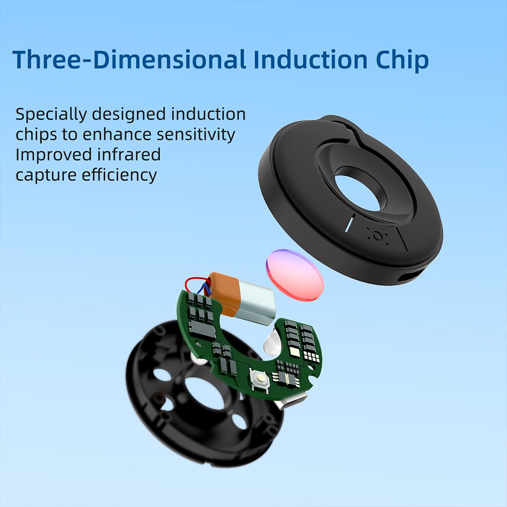 White camera detector, hotel infrared scanning detector anti theft and anti peeping intelligent detection Portable white