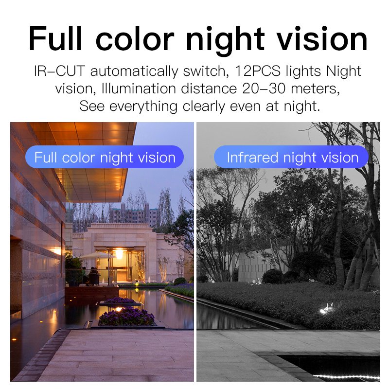 VStarcam Smart Home Security 5MP Dual Band Wifi Camera Sound and Light Alarm CCTV Camera Security Camera System