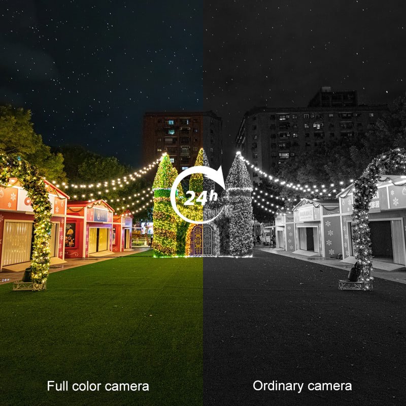Hot Selling Full Color Night Vision POE Camera 8MP Warm lights CCTV NVR Kit 16Channel HD outdoor video Surveillance CCTV system