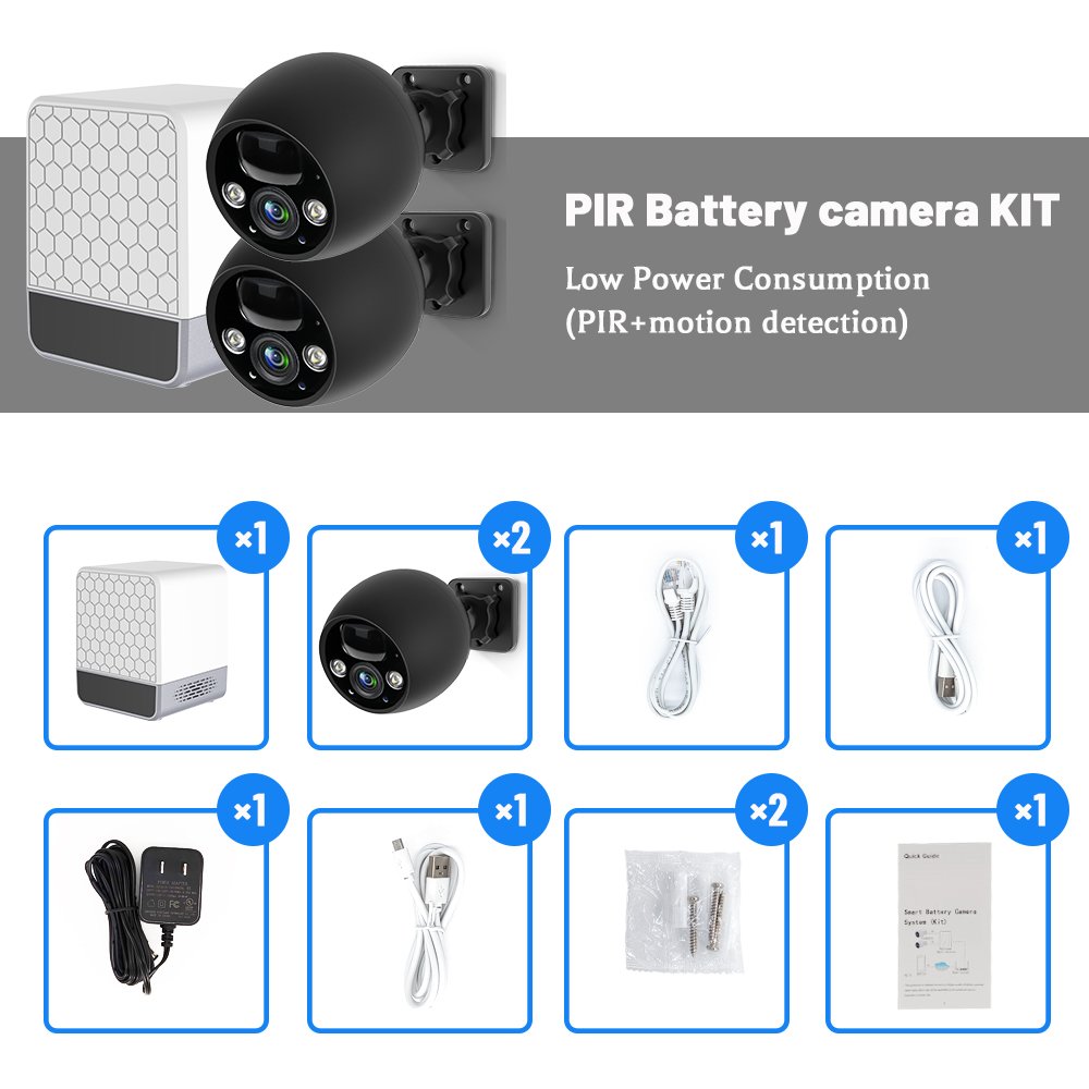 WESECUU Wifi Wireless Solar Power Camera SD Card Slot CCTV Security IP Camera Outdoor Support 128G Memory Card Nvr Wireless Kit