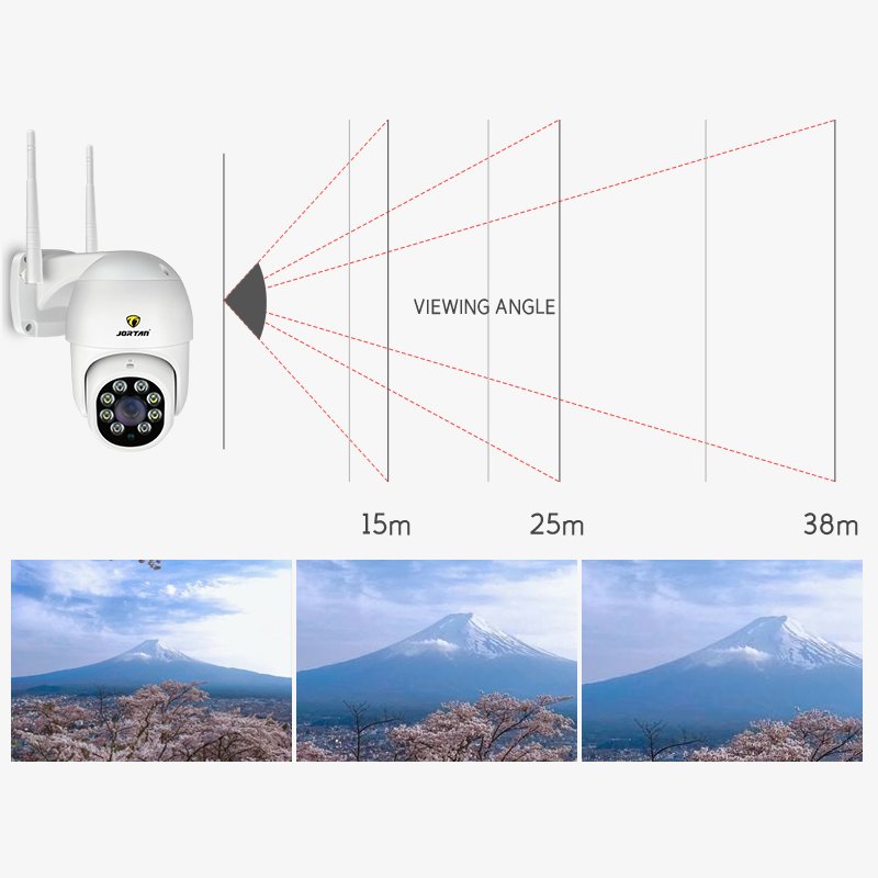 Jortan Professional manufacturers Security Camera US Stocks 3MP HD PTZ Security Camera Wi-Fi IP Surveillance System