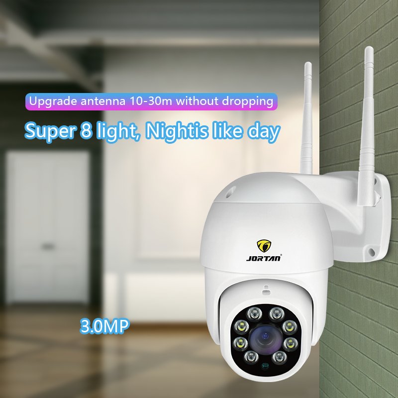 Jortan Professional manufacturers Security Camera US Stocks 3MP HD PTZ Security Camera Wi-Fi IP Surveillance System