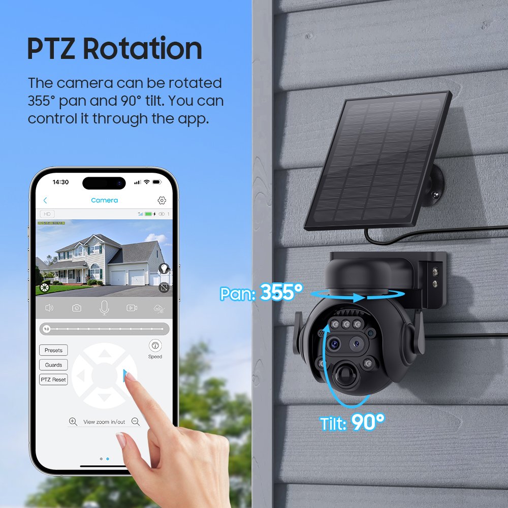 UBOX outdoor 12X Optical Zoom surveillance cctv 4G security camera system ip WiFi network camera ptz Dual Lens network camera