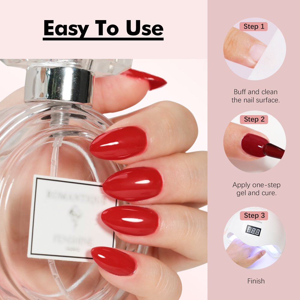 FZANEST Vegan Gel Polish With Logo One Step Gel Nail Polish Brands Best With Chrome Base Top Nail Art At Home Starter Manicure