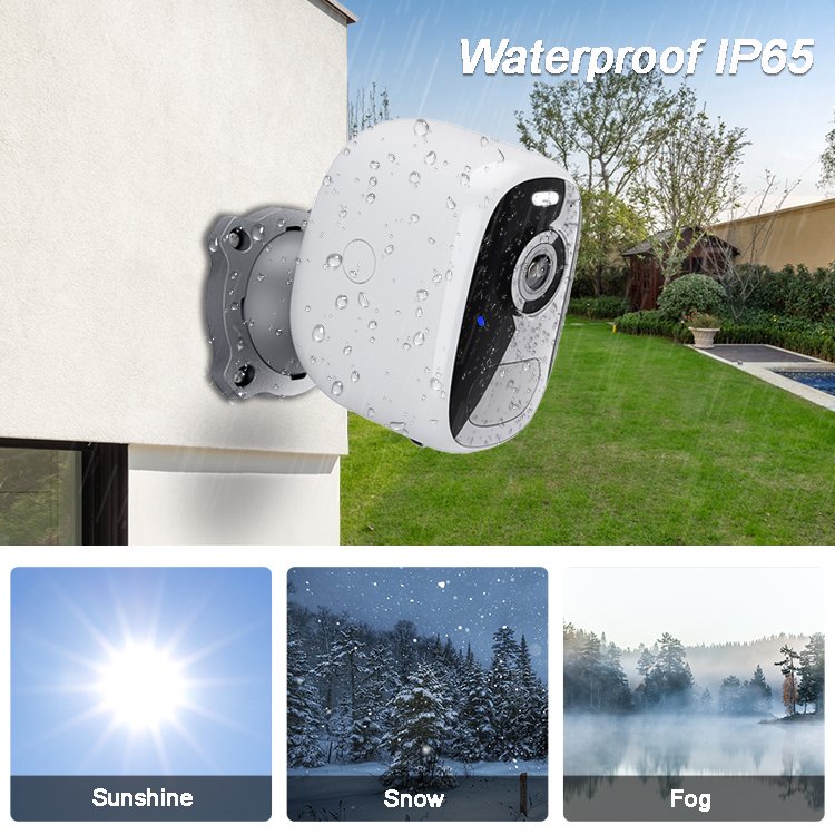 HD Wireless Cloud Storage Waterproof Battery Surveillance Cameras for Home Security