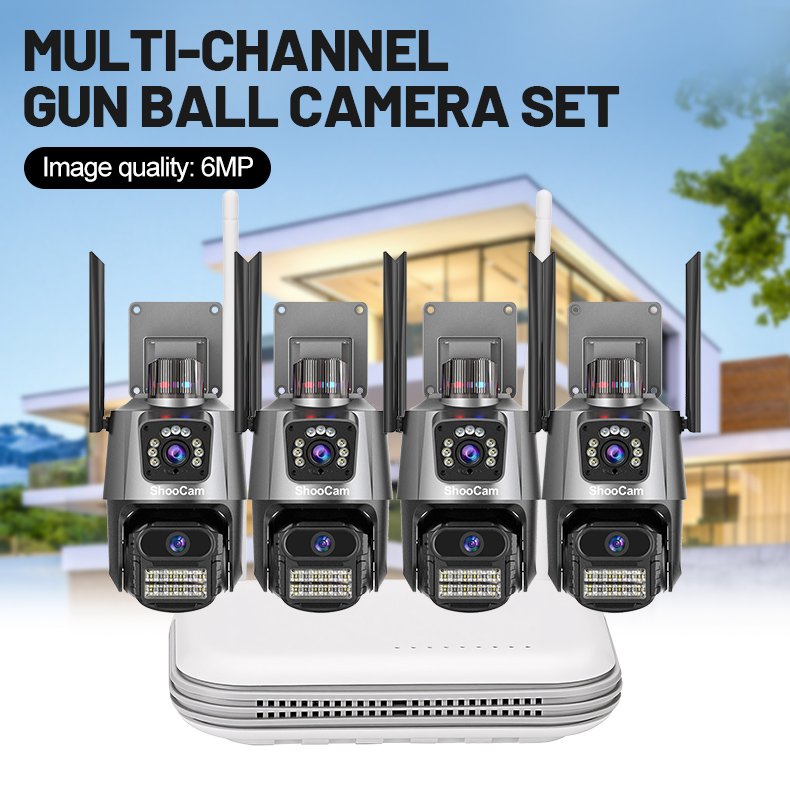Outdoor Xmeye 8mp 4ch 8ch Wireless Home Security Camera System Wifi Ptz Network Wireless Nvr Kit Home Wifi Cctv Camera System 4k