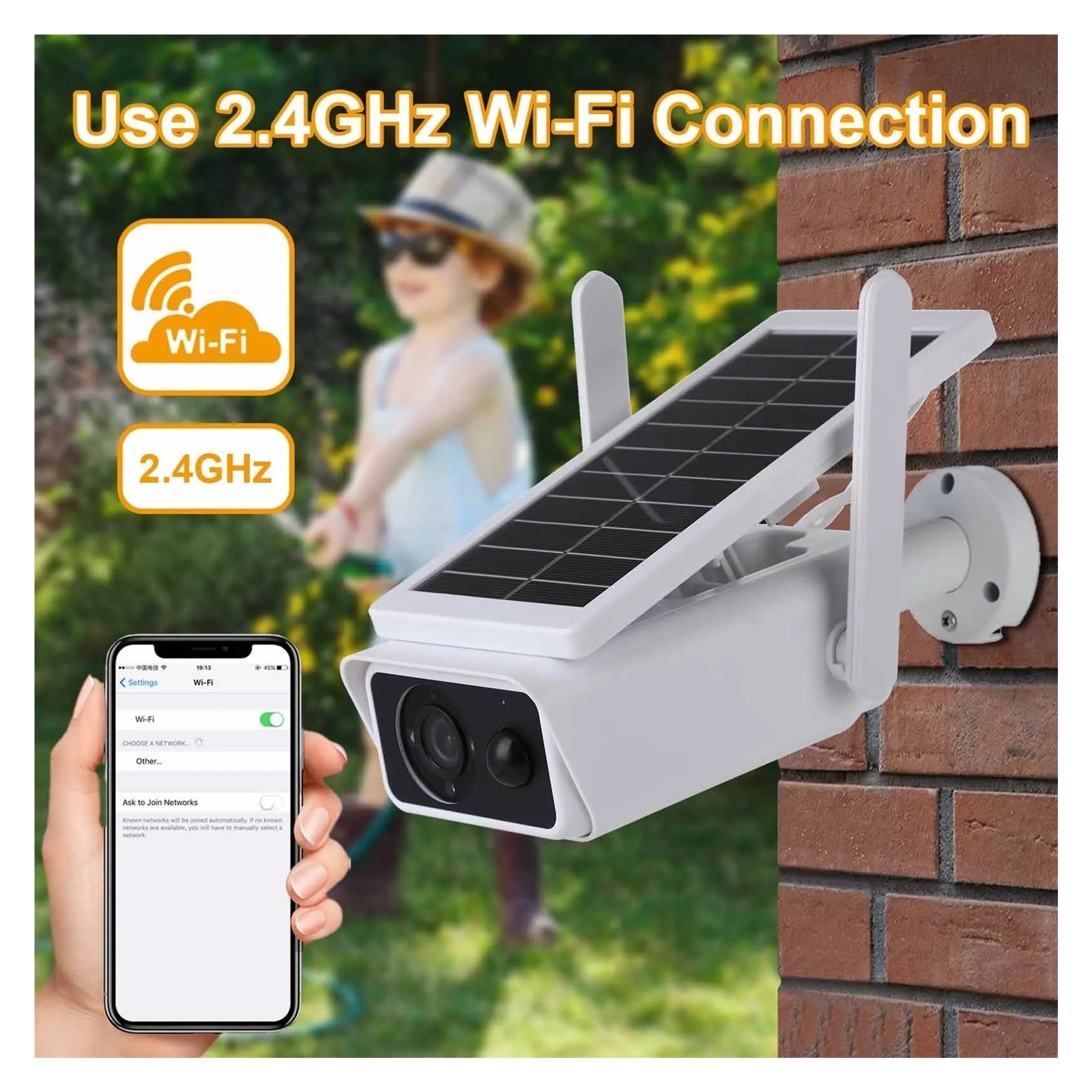 Senhuo 4K 8 Million Wifi Solar Wireless Battery Powered Outdoor 4 Million IP Camera IP66 PIR Video Surveillance