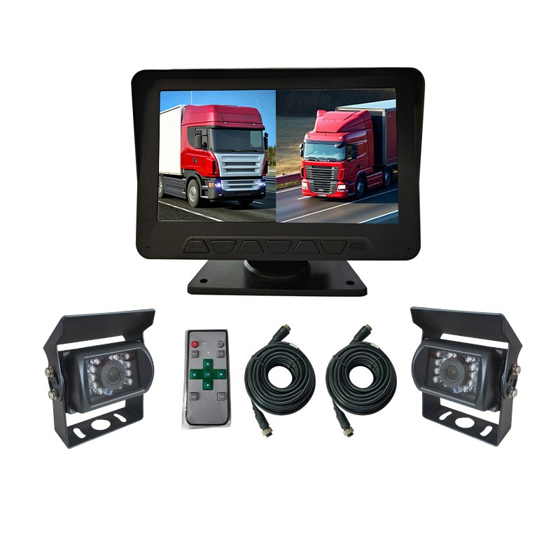 Wholesaler Quote 7 inch Maximum support 256G truck screen and reverse camera for RV Truck Bus Trailer Lorry 12V 24V