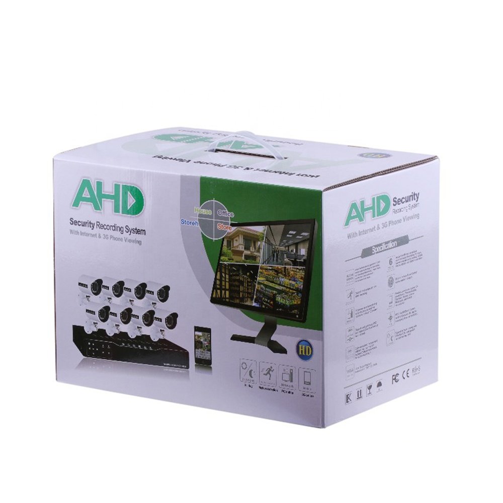 Manufacturer Home security system cctv ahd 8 channels 1080p cctv camera kit for home security system