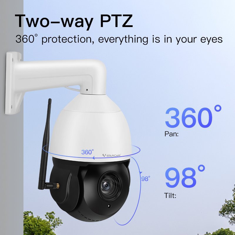 360angle outdoor Metal shell waterproof IP66 security surveillance camera zoom lens 30X network cctv solar cameras