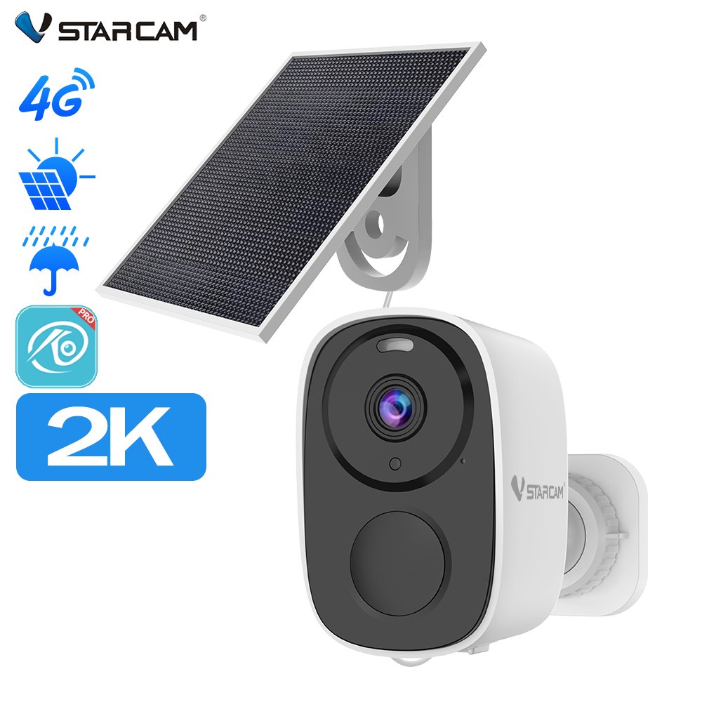 2024 Vstarcam HD 3MP Security IP Wireless 2K 4G Solar Camera CCTV System Speed Security Surveillance Product