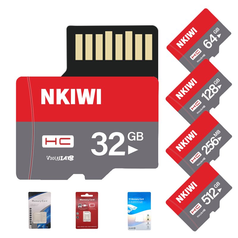 Factory Wholesale 4GB 8GB 16GB 32Gb 64Gb 128GB Memoir Card Car DVR 128 GB 256Gb 512Gb TF SD Card Phone Camera Memory
