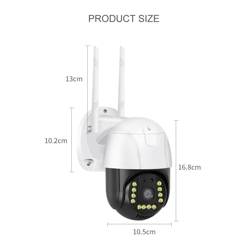 V380 Outdoor Wifi Camara Bullet Hd 1080p Cctv Camera System 3MP Security Surveillance Camera Wifi