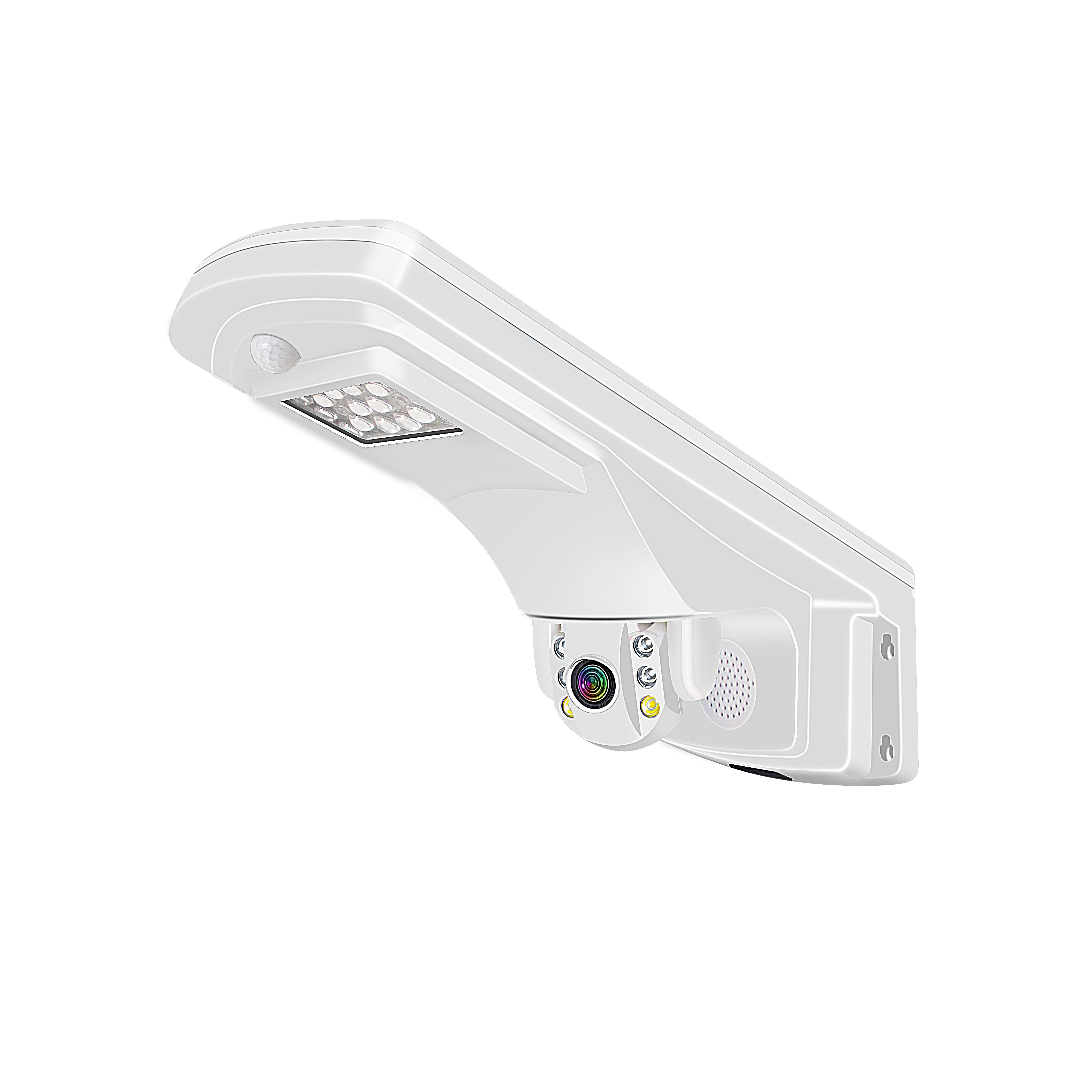 5MP WIFI Floodlight IP Camera Wireless 4G SIM Card Home Security 5X Optical Zoom PTZ HD CCTV Solar Street Light With Cctv Camera