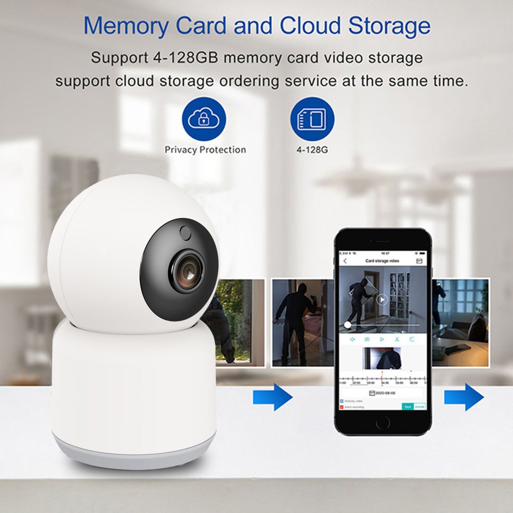 CCTV Camera 1080P Full HD Video Camera Intelligent Auto- Tracking Surveillance Camera for Home Security