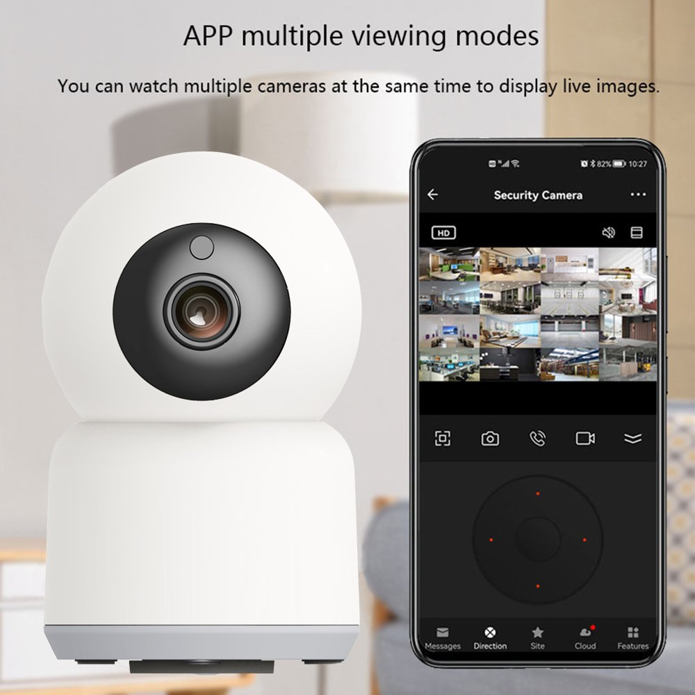 CCTV Camera 1080P Full HD Video Camera Intelligent Auto- Tracking Surveillance Camera for Home Security