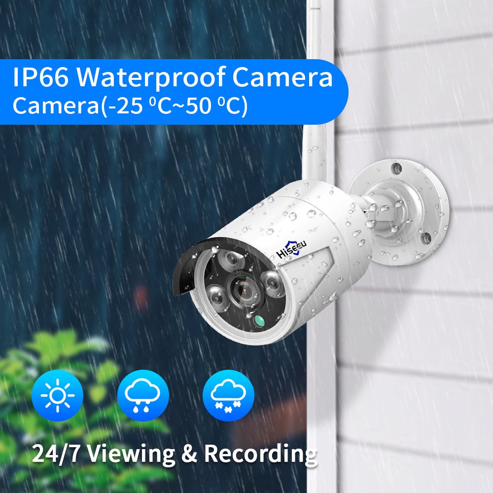 5MP Wireless NVR Kits 10.1' LCD display HD outdoor security IP Camera video surveillance cctv camera System