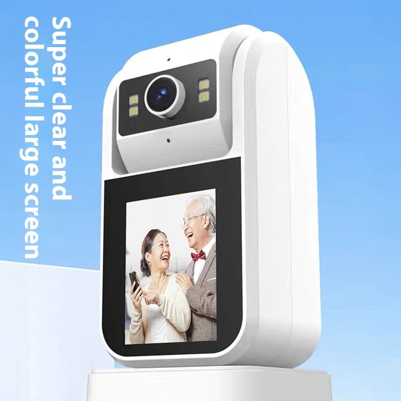 Indoor house hold smart camera with screen 360 degree WiFi camera mobile phone two-way video call network monitoring system