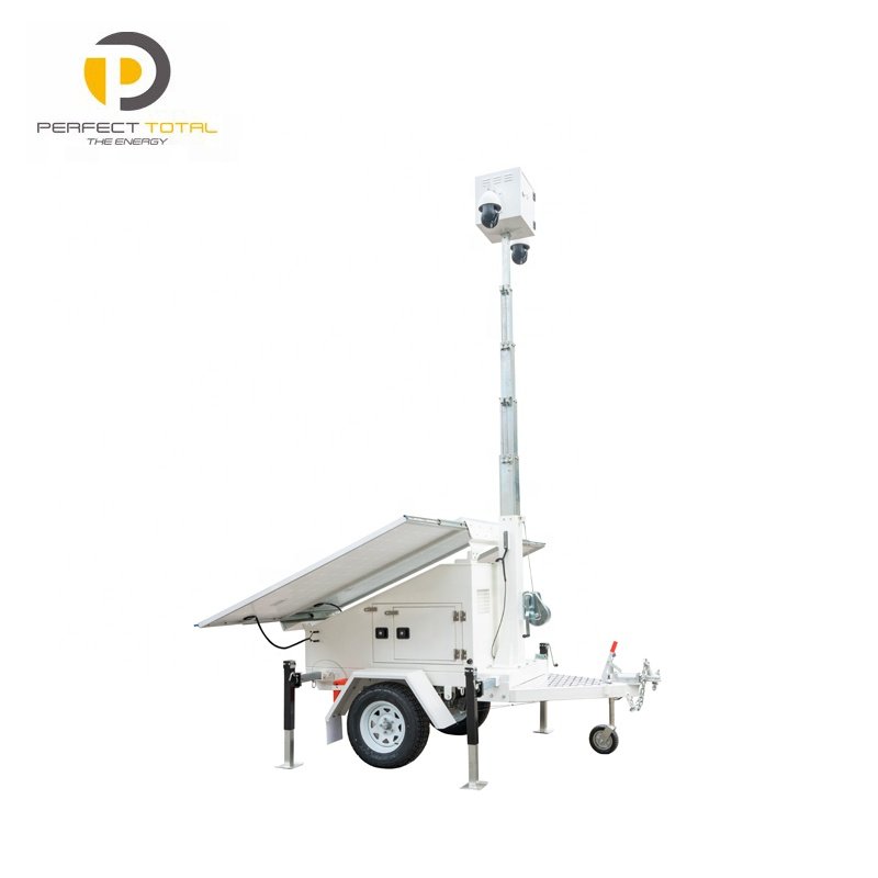 Survelliance Solar Systems cameras trailer tower SDE500-C