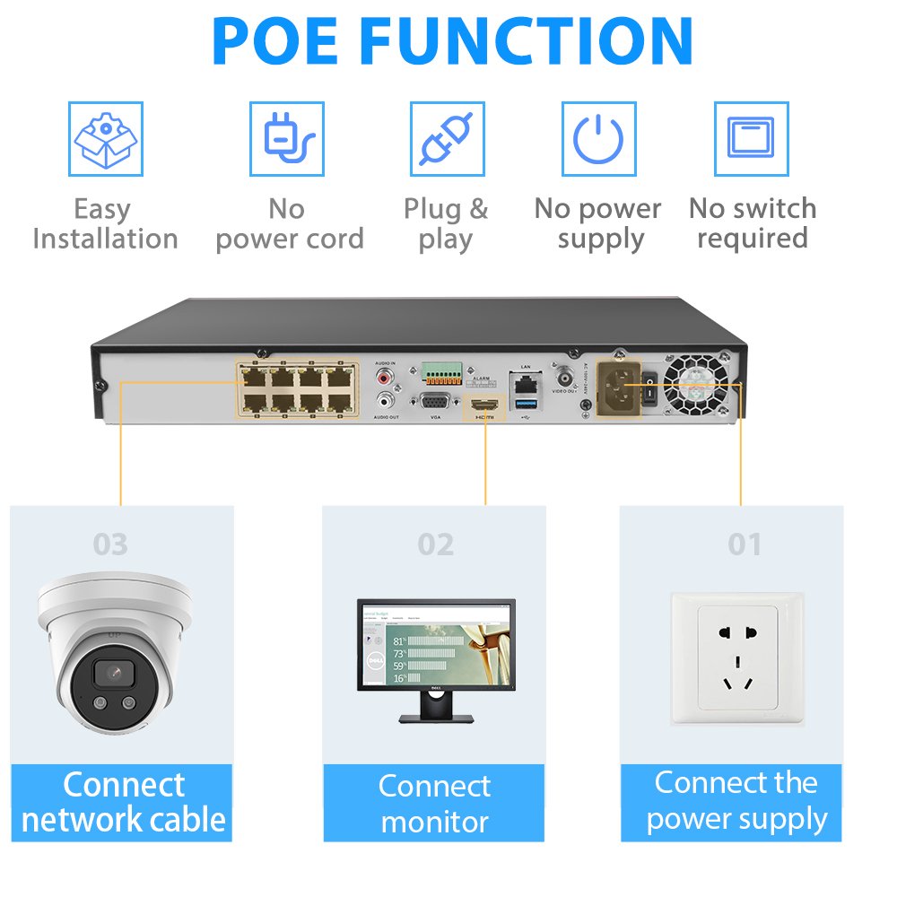 compatible Hikvision CCTV systems OEM 4MP 8MP 4K Ip dome bullet ptz camera poe nvr oem moq:100pcs
