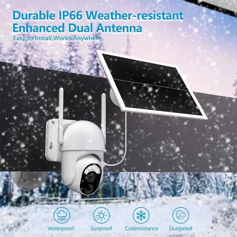 4G Solar Power Cameras Remote Surveillance Camara System Solar Panel Wifi Camera Wireless Ip Camera