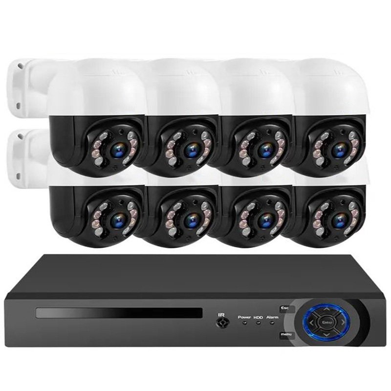 XMEye VMS 4mp 5mp 8mp 8CH POE PTZ CCTV camera H.265 2k 4k Ai Smart Ip POE PTZ Camera Kit Security PTZ Cctv Camera POE Nvr Kit
