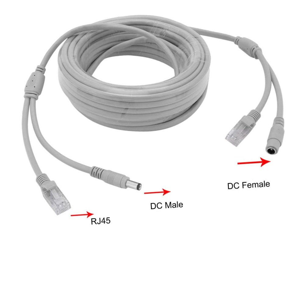 Surveillance System cable Premium Ethernet CCTV cable with RJ45 Ends Perfect for Large-Scale IP Camera Deployments camera cable