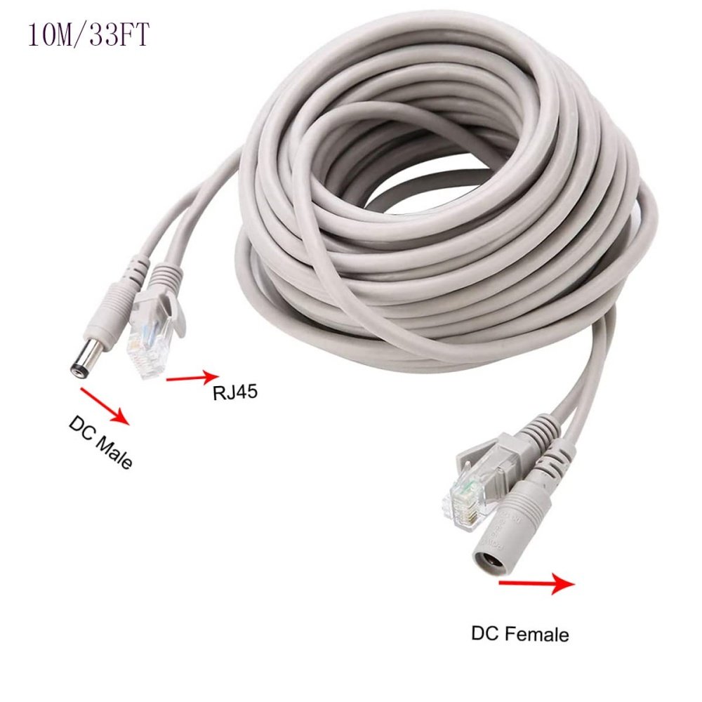 Surveillance System cable Premium Ethernet CCTV cable with RJ45 Ends Perfect for Large-Scale IP Camera Deployments camera cable