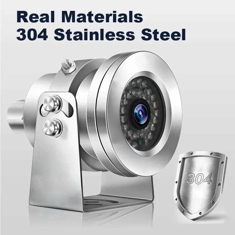 CCENTEN Stainless Steel Explosion Proof IP POE Surveillance Security Bullet Camera For Marine Gas Station Oil Mine