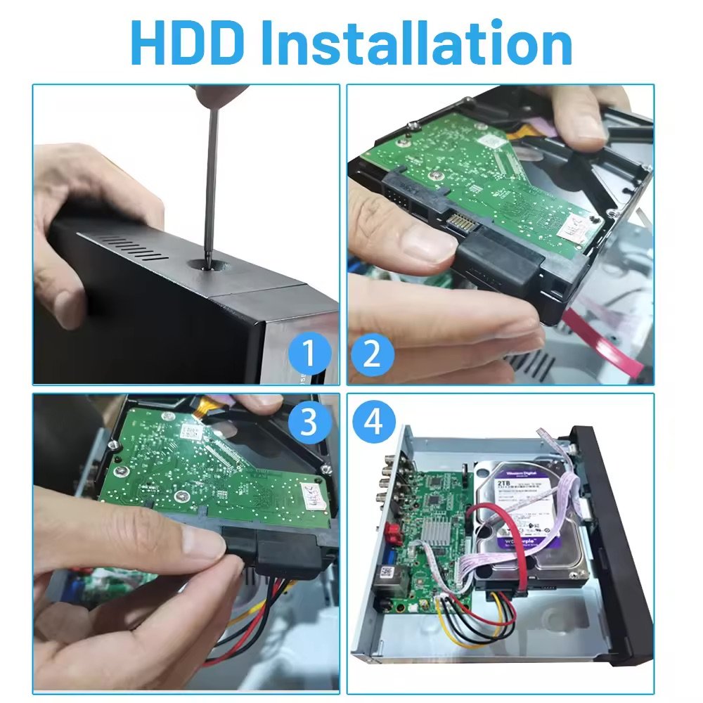 Tuya 4ch DVR XVR cctv 1080N digital recorder 4/8/16 channel Coax BNC H.265 Surveillance System