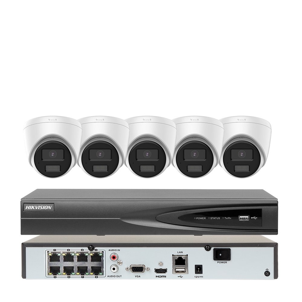 Hikvison camera de surveillance avec fil 16 channel 4mp 360 degree cctv surveillance camera system