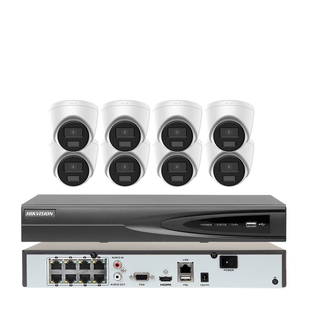 Hikvison camera de surveillance avec fil 16 channel 4mp 360 degree cctv surveillance camera system