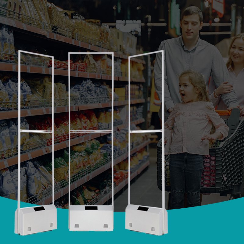 High Sensitive Supermarket Clothing Store 58khz Tag Alert Gate ABS Antitheft Alarm Security Door AM EAS Antenna System