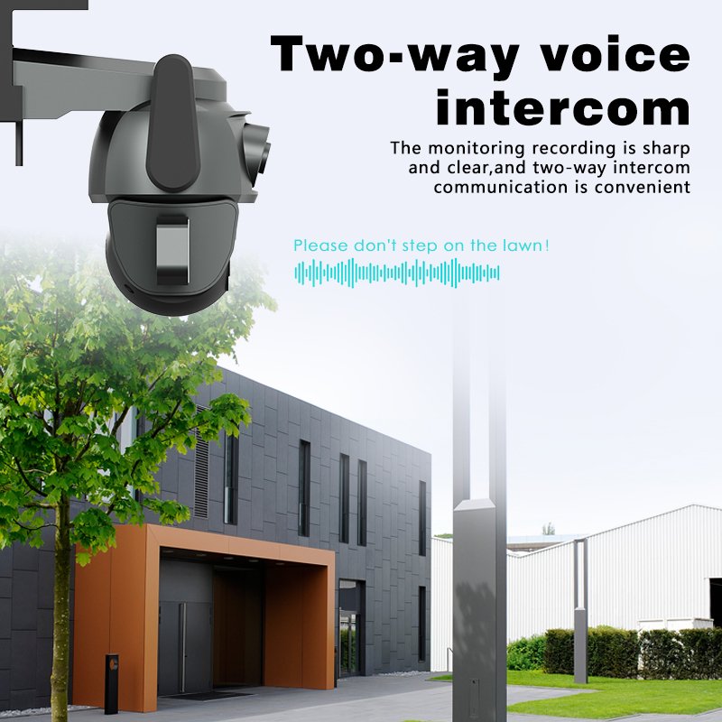 4k Gun Ball Dual Lens Linkage Wireless Outdoor Camera 3d Motion Alarm Dual Light Night Vision Wifi Ip Security Cctv Camera
