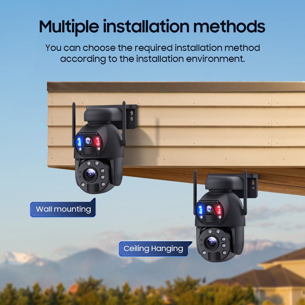UBOX 20X ZOOM 20W solar camera WIFI network camera full HD 6mp color night vision outdoor security surveillance home camera