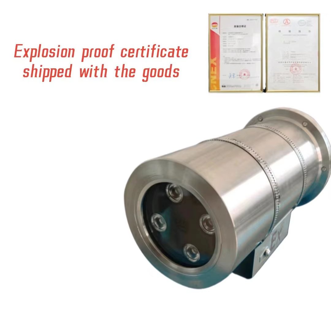 Explosion proof network closed-circuit television infrared camera