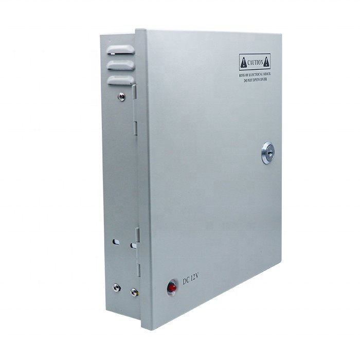TOTIWO 9 Channel/Port 10 AMPS, 12V DC Power Supply Box, Individually Fused for CCTV, LED
