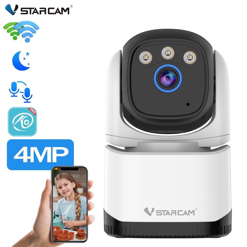 4mp home use wireless cctv system wifi Indoor network camera full color night vision CCTV security camera
