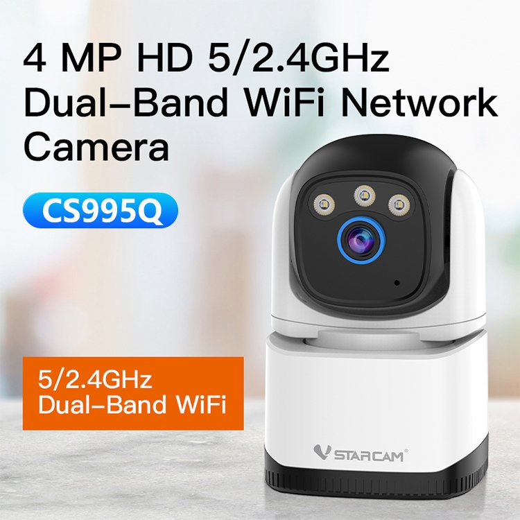 4mp home use wireless cctv system wifi Indoor network camera full color night vision CCTV security camera