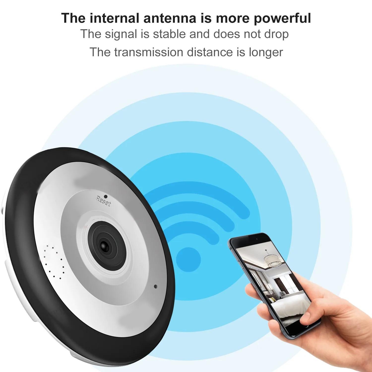 2023 NEW Product 1080P V380PRO Wholesale Home Security Smart Wireless P2P VR 360 Degree Fisheye Wifi Panoramic Camera