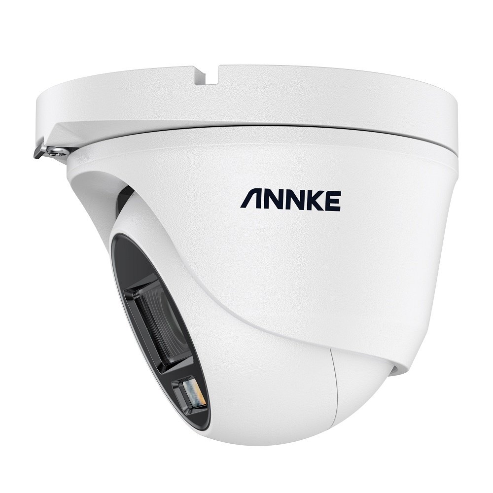 ANNKE 2MP Outdoor TVI Surveillance Camera with Full Color Night Vision 1080P HD Analog Security Video Camera for Home
