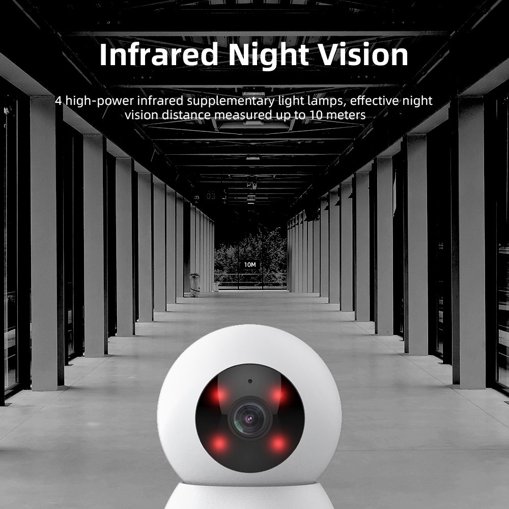 WESECUU home security wireless ptz cameras de seguridad cctv camera wifi baby cameras