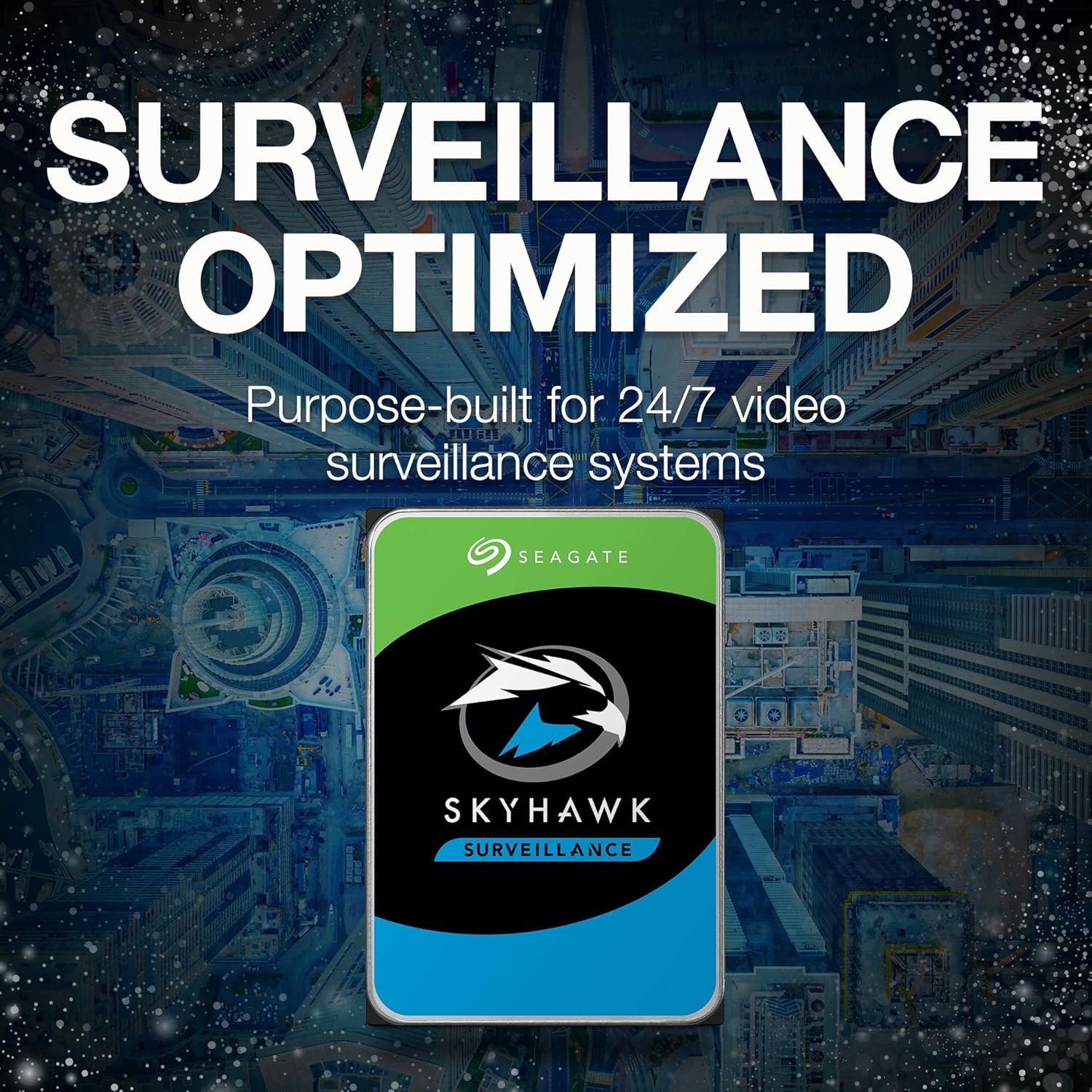 2024 New FOR Seagate 8T hard disk ST8000VX0022 8TB SKYhawk monitoring desktop computer mechanical serial port 8t