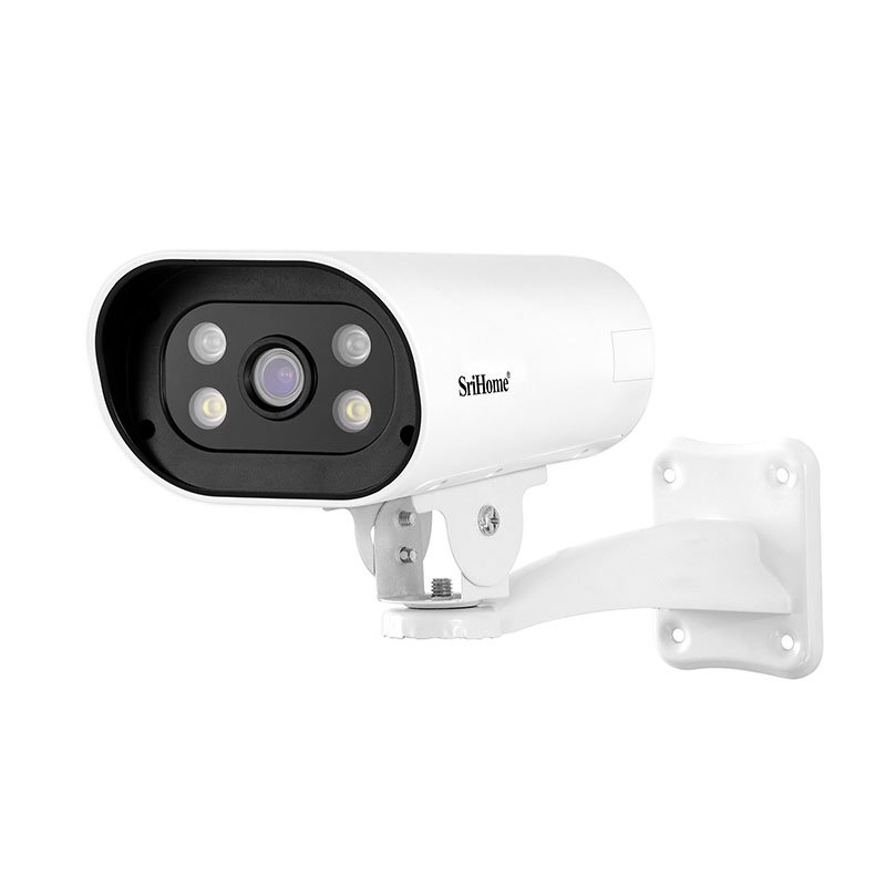 2024 Hot Sale SriHome NVS006+16*SH037B 5MP Motion Detection POE Cameras 4MP IP Camera CCTV Mobile Phones Surveillance Systems